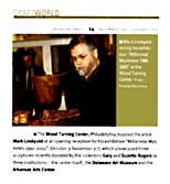 Mark Lindquist Item in American Craft Magazine